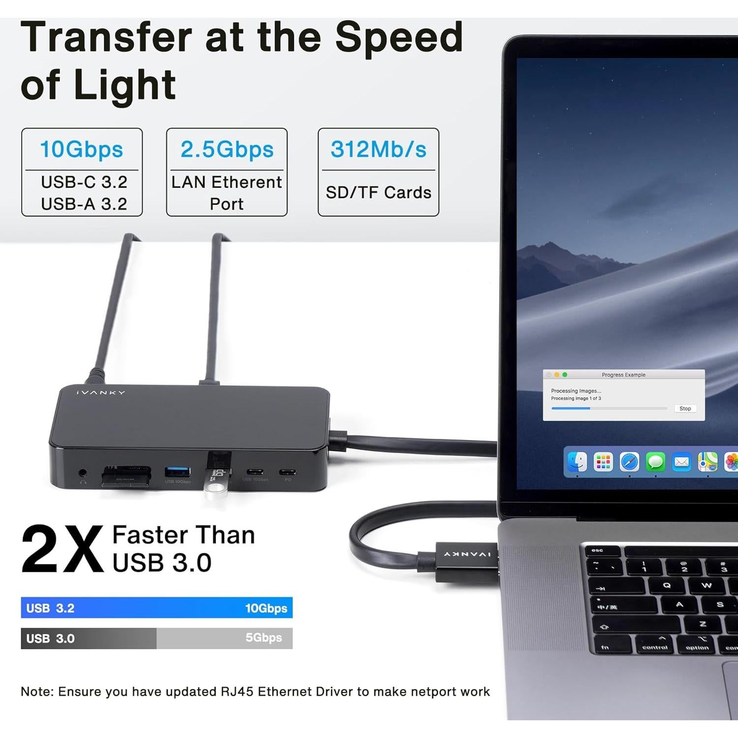 iVANKY FusionDock 1+ Estación Acoplamiento 12 en 1 4K 60Hz