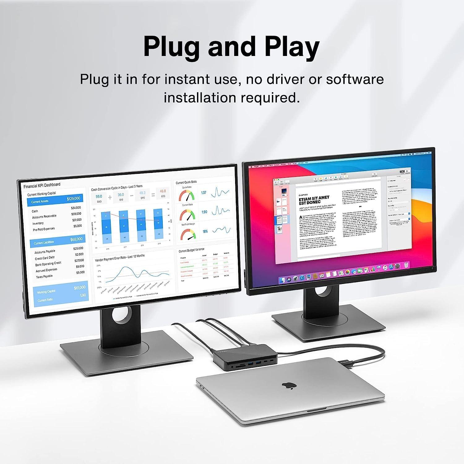 iVANKY FusionDock 1+ Estación Acoplamiento 12 en 1 4K 60Hz