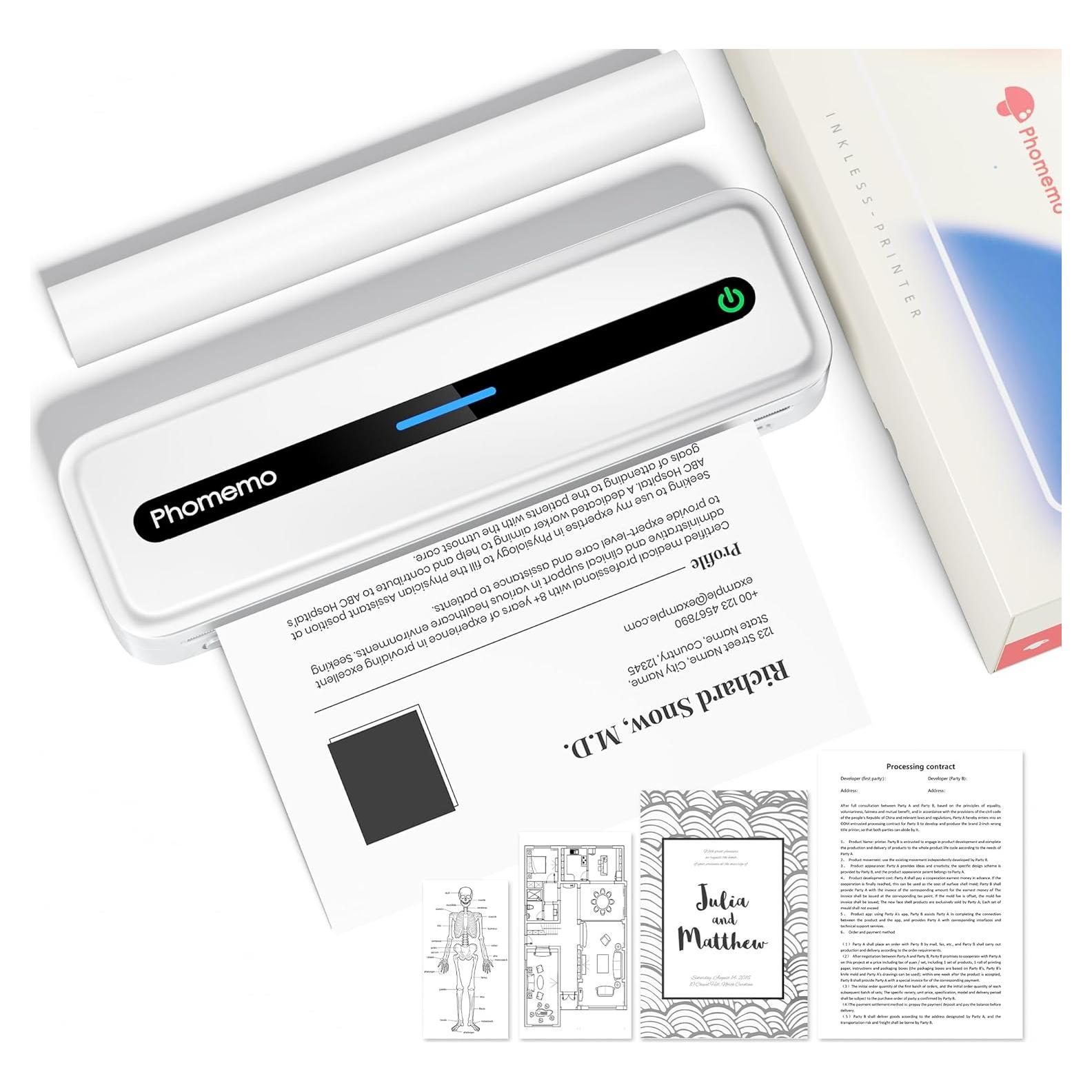 Impresora Térmica Portátil Phomemo M832 Inalámbrica 0.70 kg