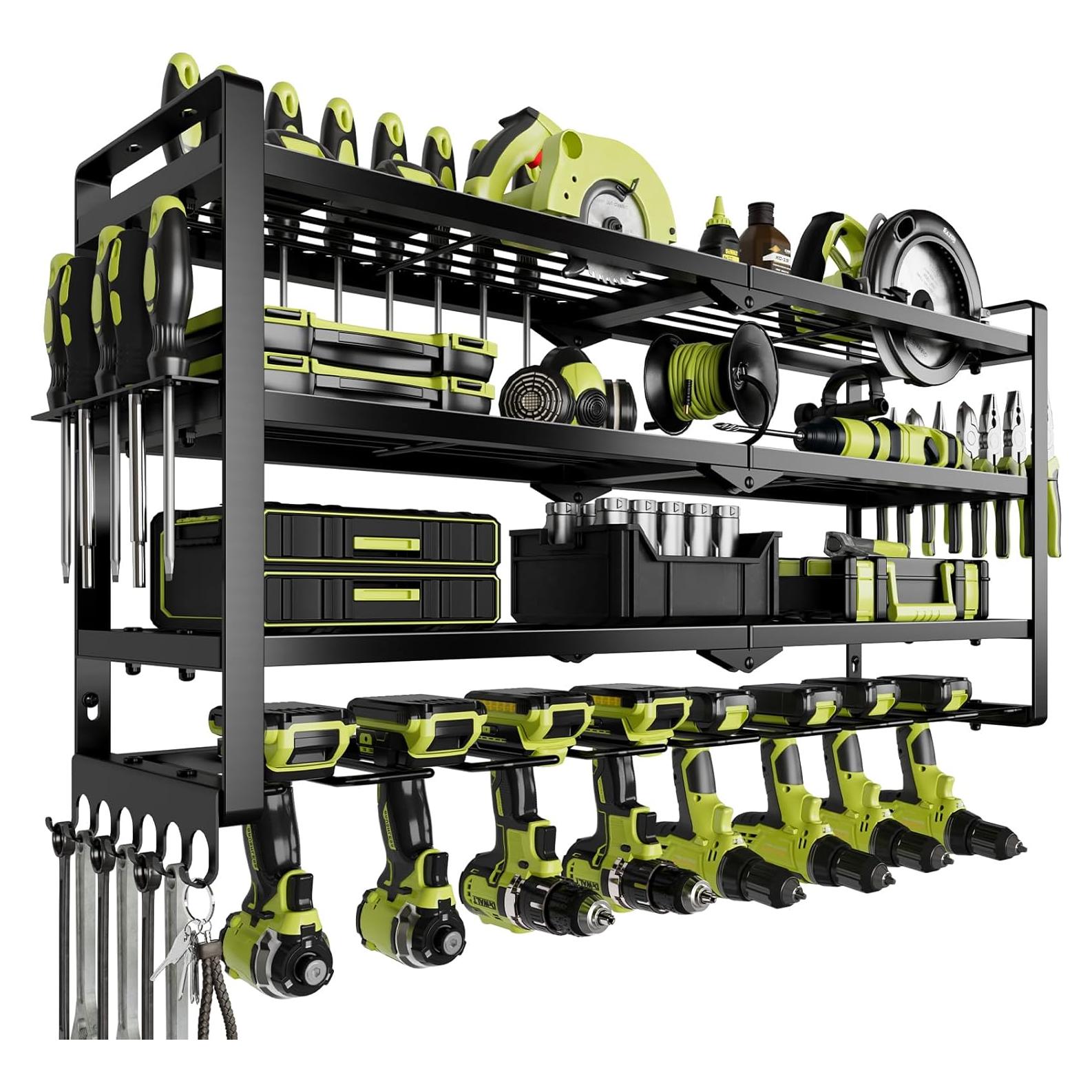 Organizador de Herramientas Montaje en Pared NattyDot Negro