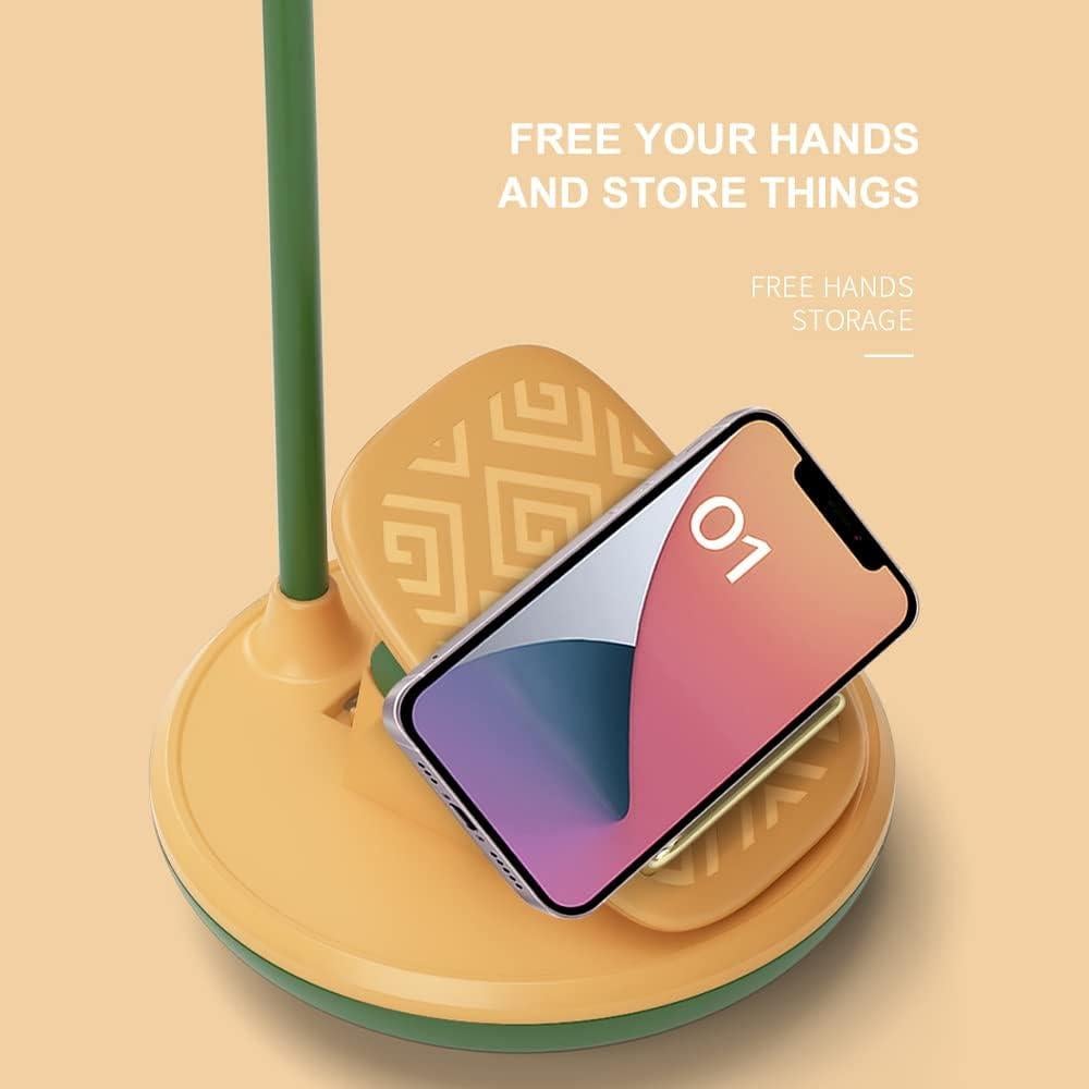 Lámpara de Escritorio LED MAGICKK Rosa Regulable Táctil 1200mAh