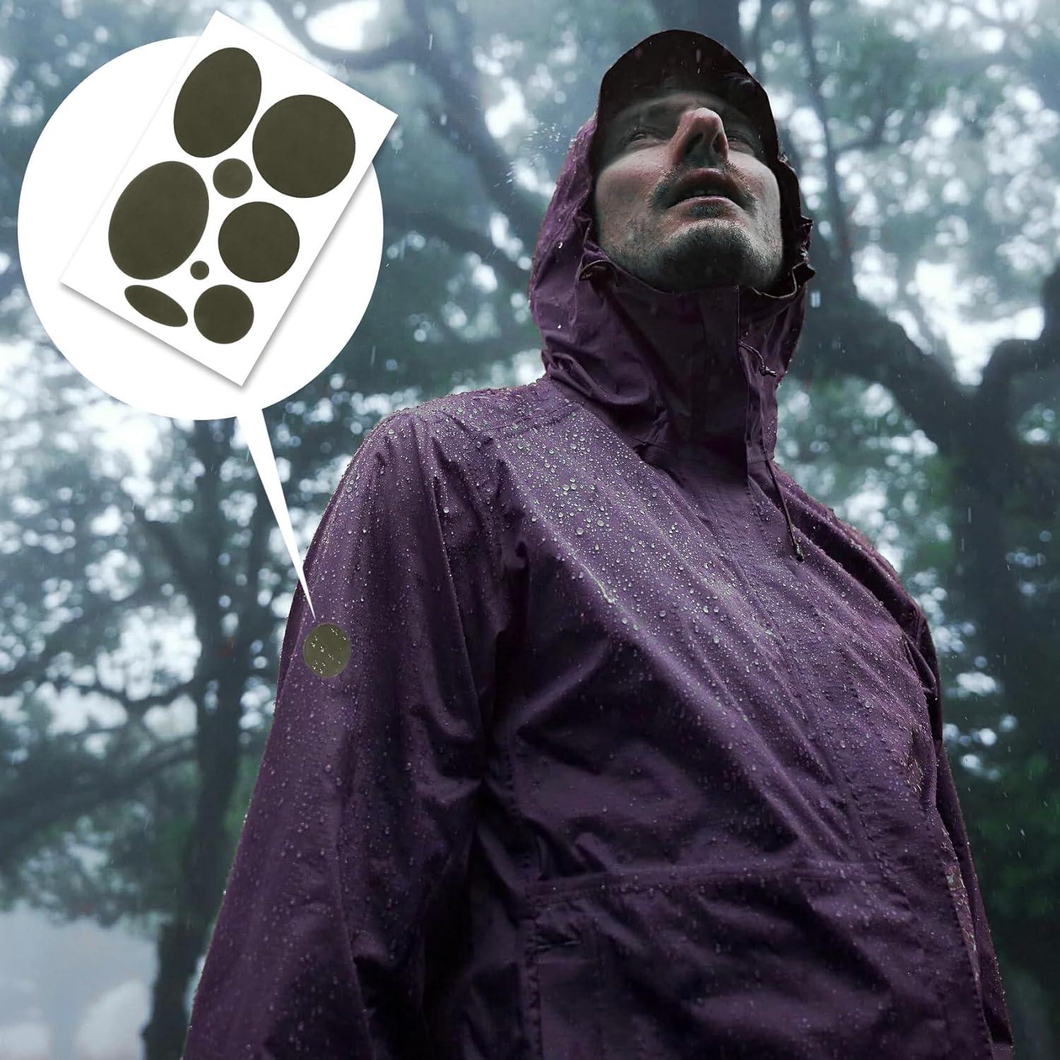 16 Parches de Reparación Autoadhesivos Pndeyo Nylon Verde