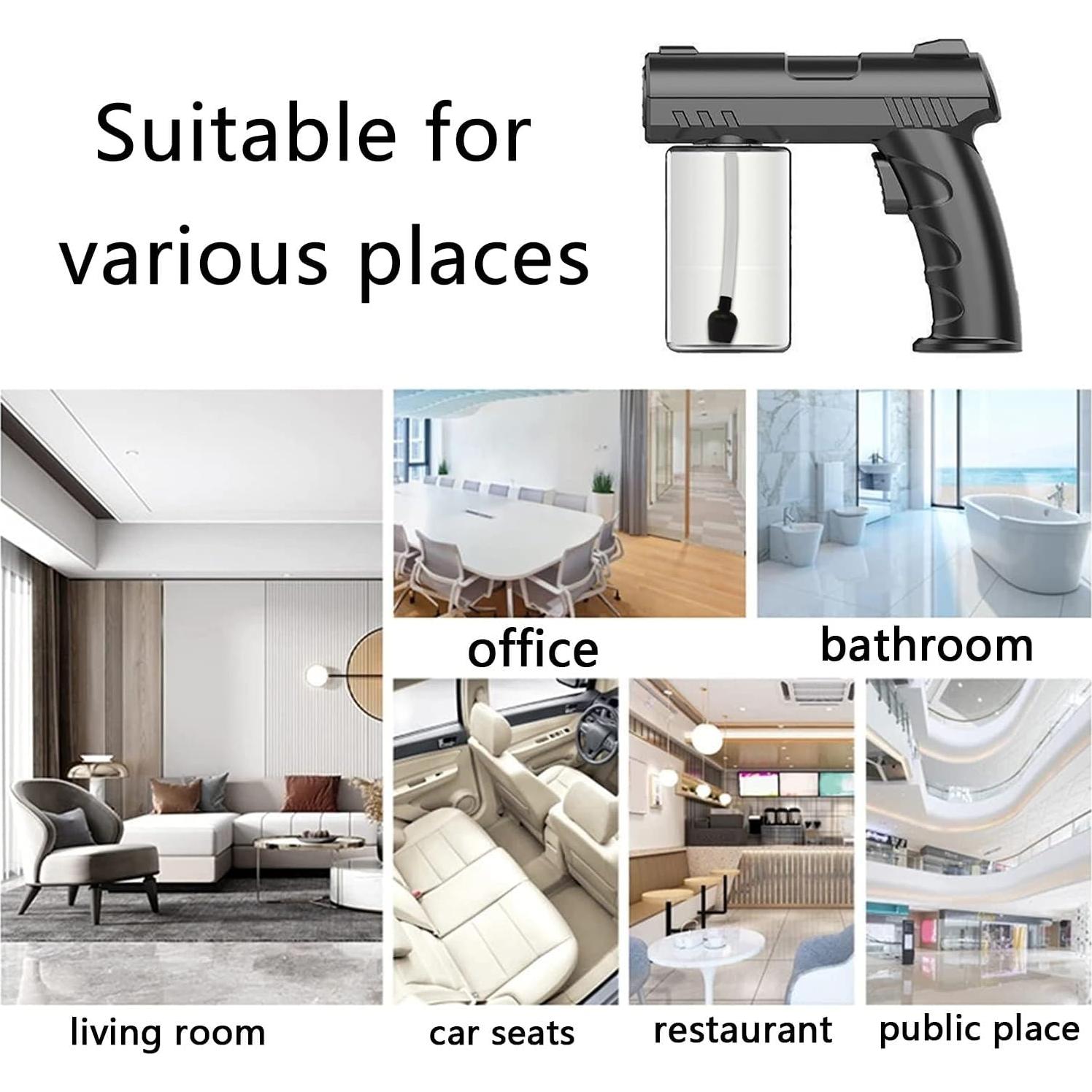 Atomizador Eléctrico de Mano Genérico K7 240g Luz Azul