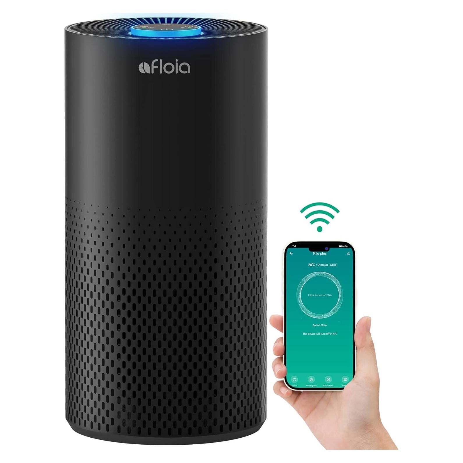 Purificador de Aire Inteligente Afloia Kilo Plus 3 en 1 WiFi 2.27kg