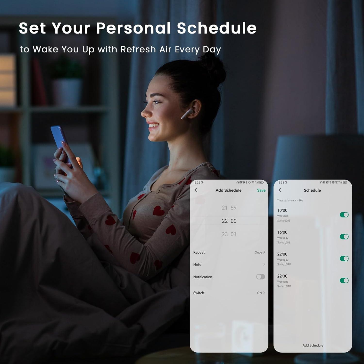 Purificador de Aire Inteligente Afloia Kilo Plus 3 en 1 WiFi 2.27kg