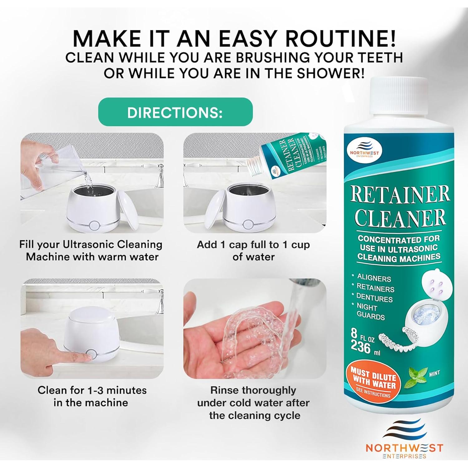 Limpiador Ultrasónico de Retenedores Northwest 227g Menta