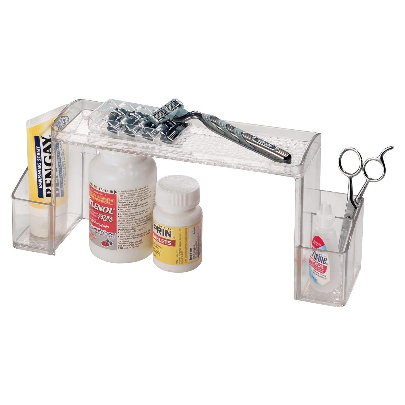 Organizador de Gabinete de Medicina InterDesign 30.48 cm Transparente