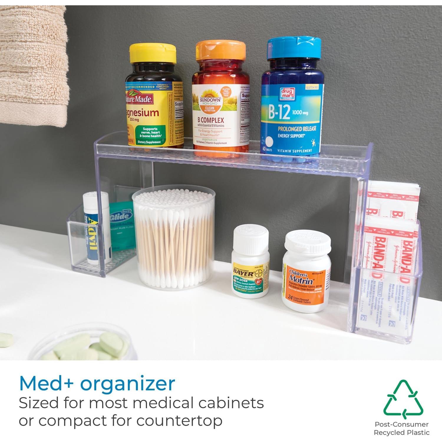 Organizador de Gabinete de Medicina InterDesign 30.48 cm Transparente