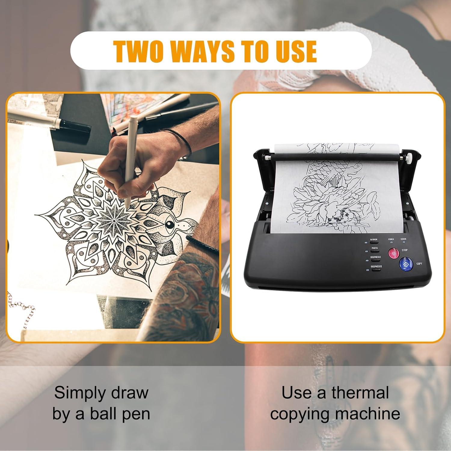 Kit de Piel de Práctica de Tatuaje 3MM + 10 Papeles Transferencia