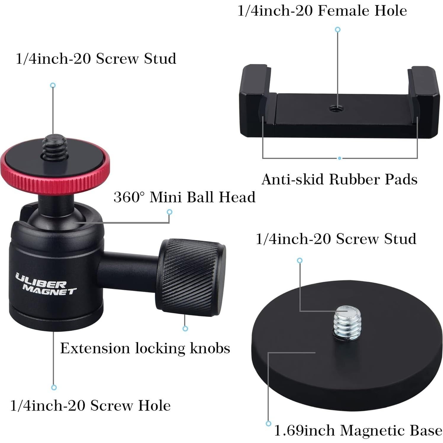 Soporte Magnético para Teléfono ULIBERMAGNET 360° Mini