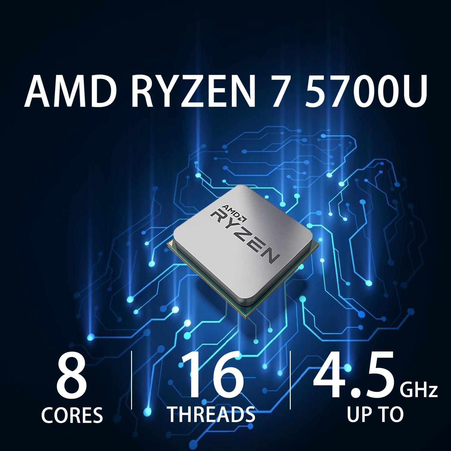 Laptop HP 17.3" FHD Antirreflejo Ryzen 7 64GB RAM 2TB SSD