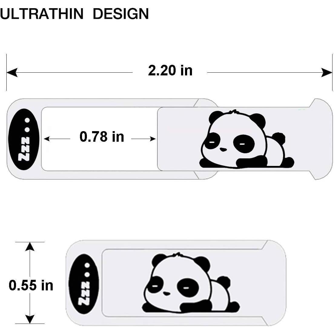Cubierta de Webcam Linda Panda Ultra Fina para Laptop y PC