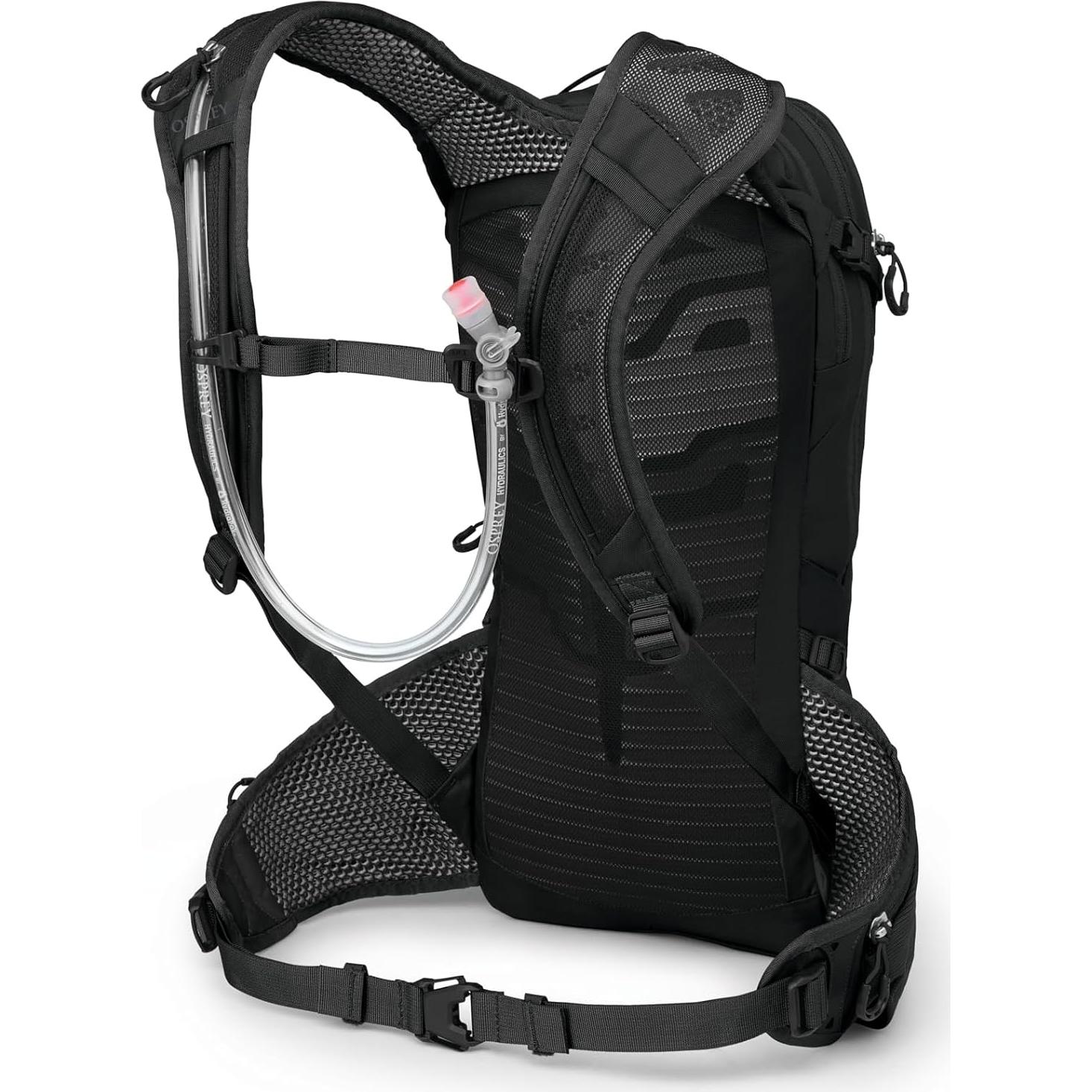 Mochila de Ciclismo Osprey Raptor 10L con Reservorio 2.5L Negro