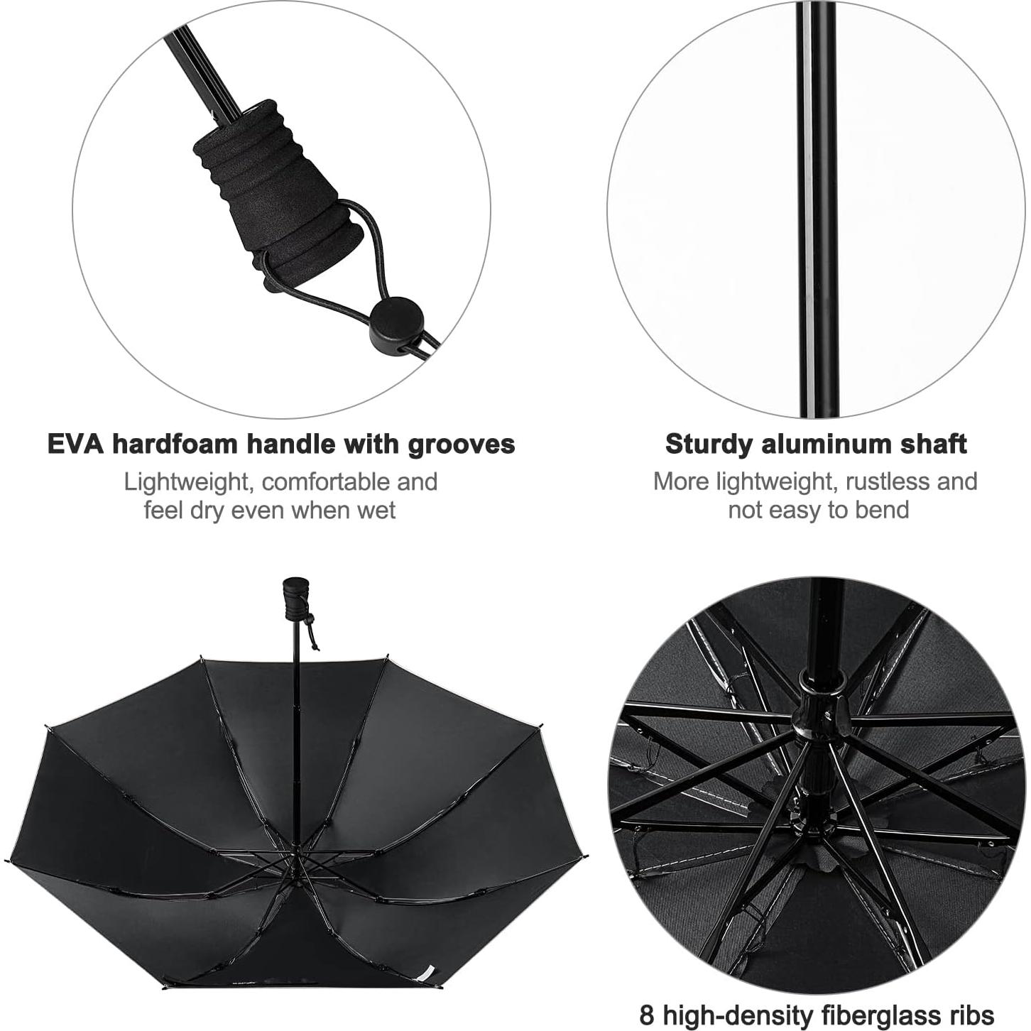 Paraguas de Senderismo G4Free Liteflex Ultraligero Plegable 109cm