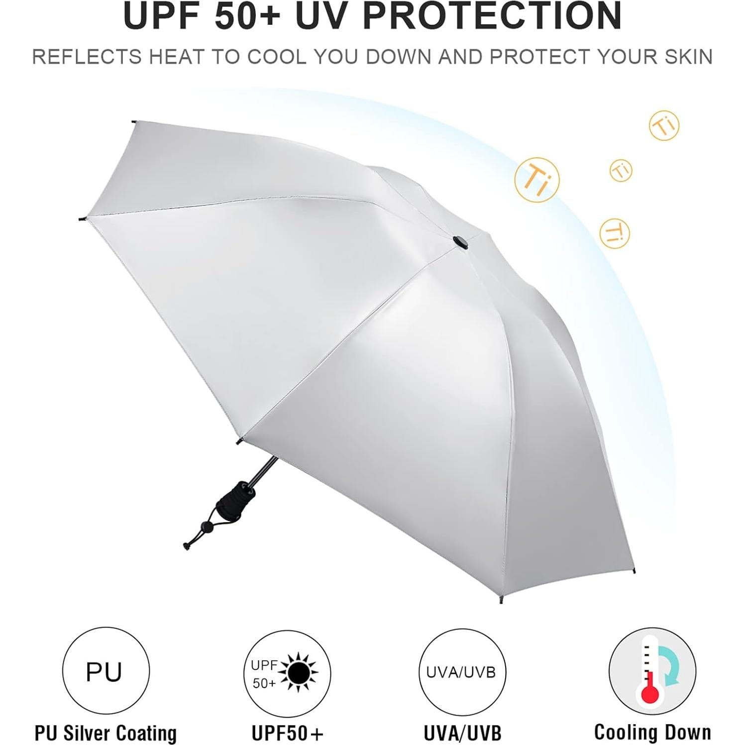 Paraguas de Senderismo G4Free Liteflex Ultraligero Plegable 109cm