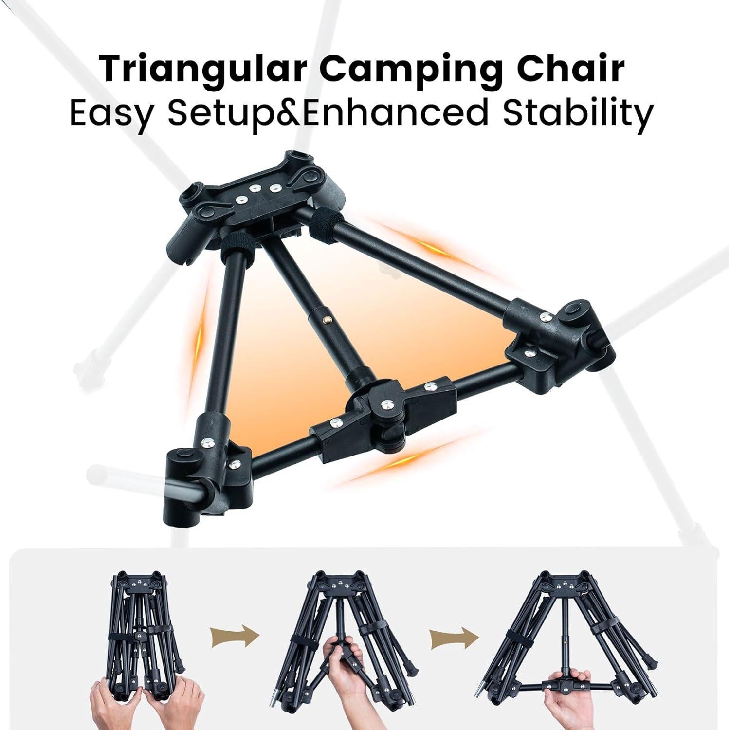 Sillas de Camping OneTigris Tigerblade Plegables 150 kg 2 Pack