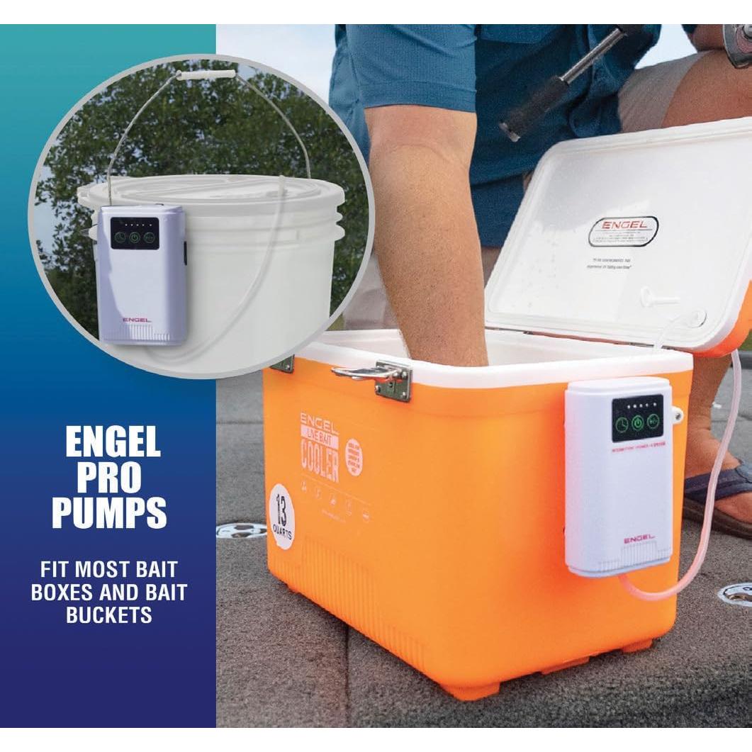 Bomba de Aire para Cebos ENGEL ENG-AP3-T Recargable USB Silenciosa