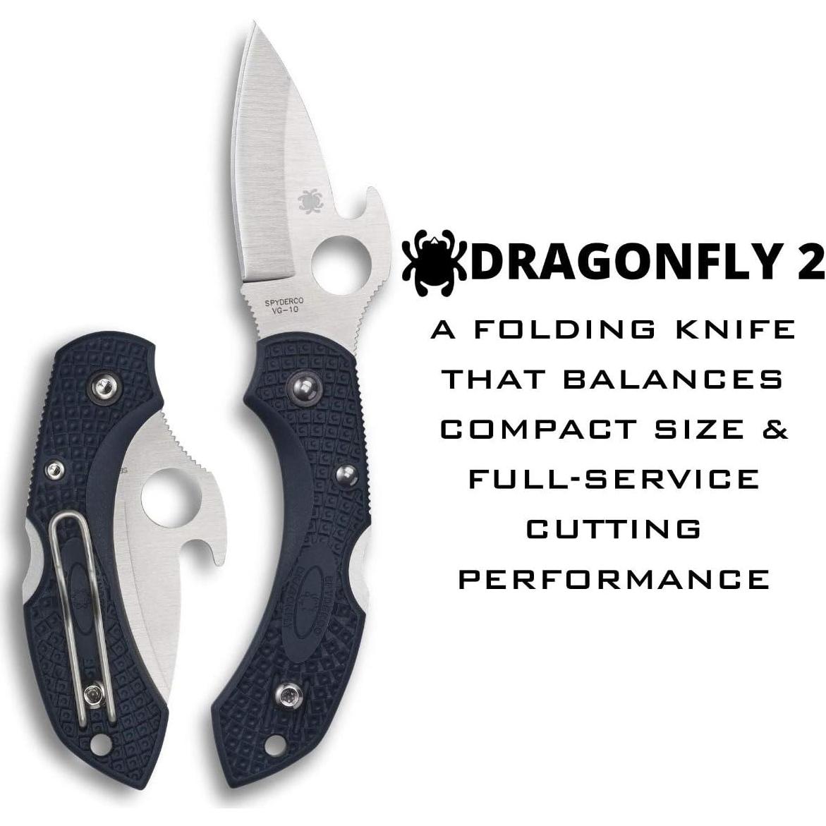 Cuchillo Plegable Spyderco Dragonfly 2 Hoja VG-10 6.03 cm