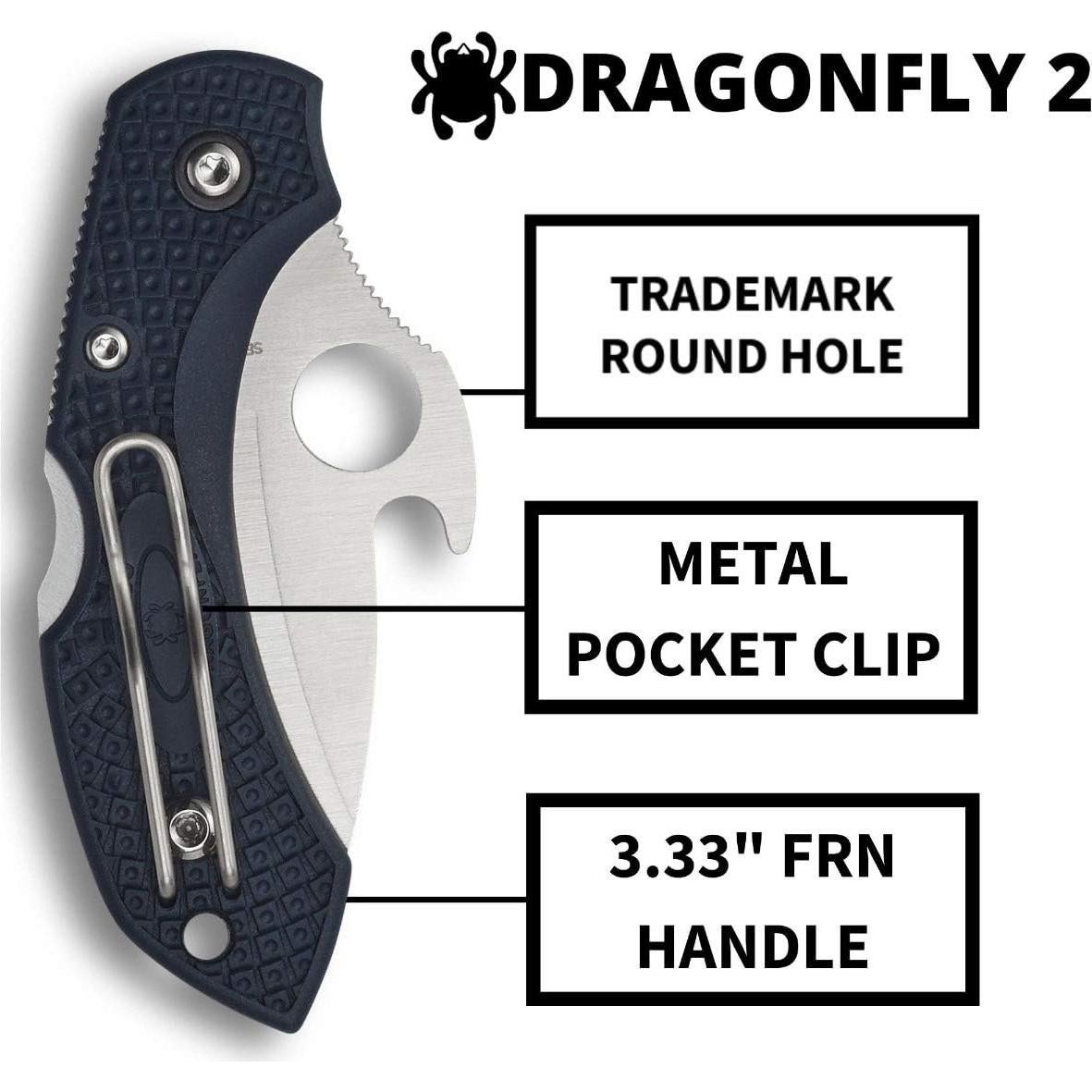 Cuchillo Plegable Spyderco Dragonfly 2 Hoja VG-10 6.03 cm