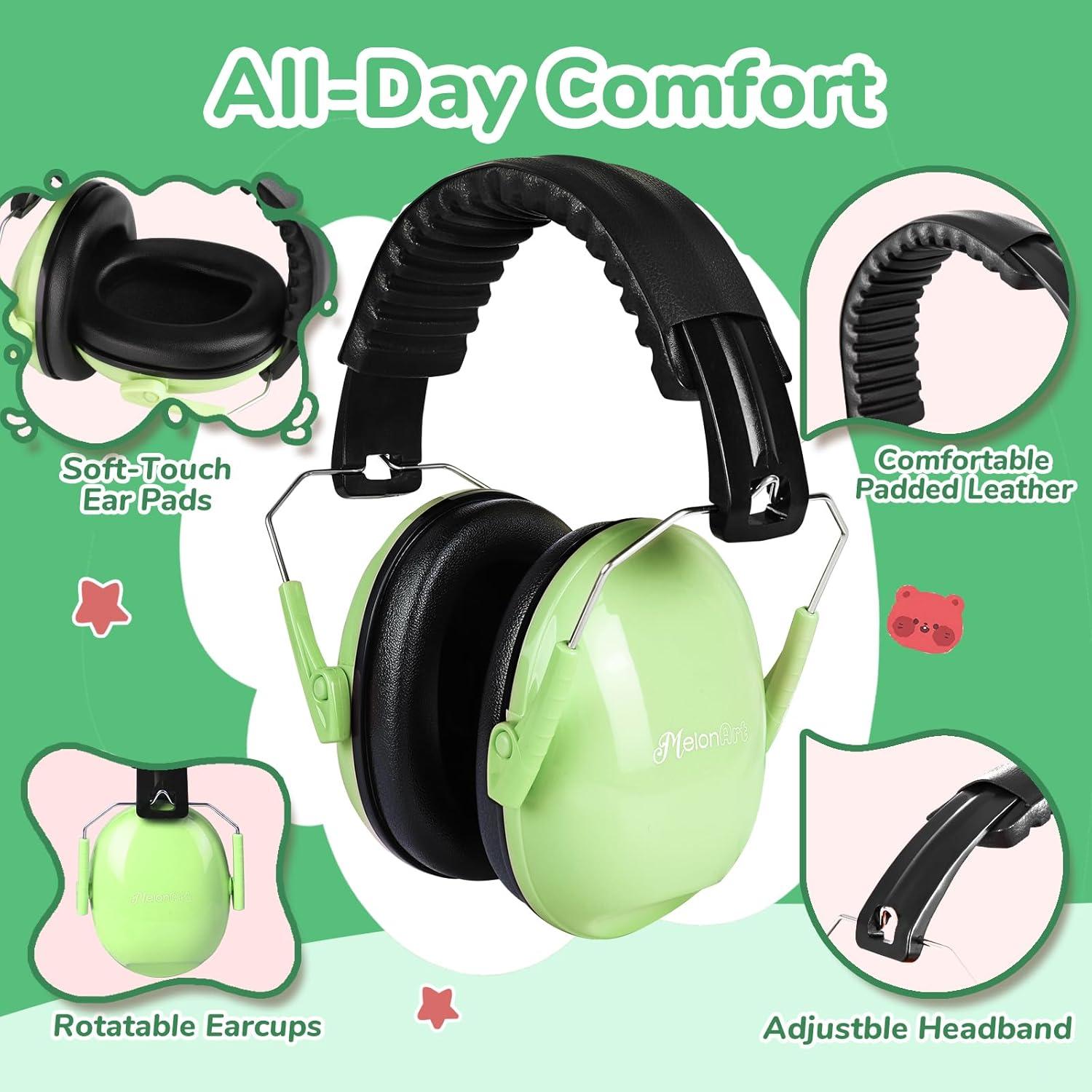 Auriculares Canceladores de Ruido MelonArt para Niños 27dB