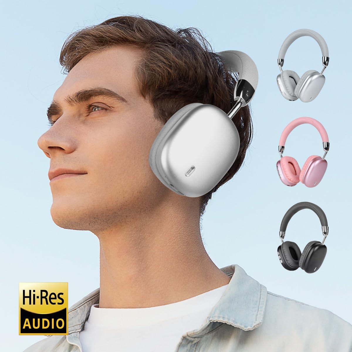 Auriculares Inalámbricos Bluetooth AYI B36 Over Ear HiFi Negro