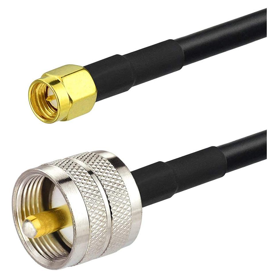 Adaptador Coaxial SMA a PL259 30cm RG58 wlaniot para Radio