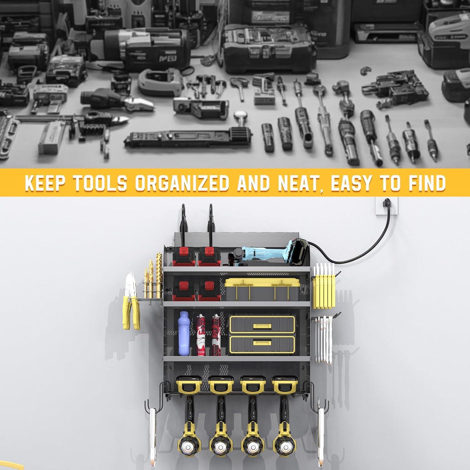 Soporte de Taladro Montado en Pared OKKMAX 4 Capas 86kg