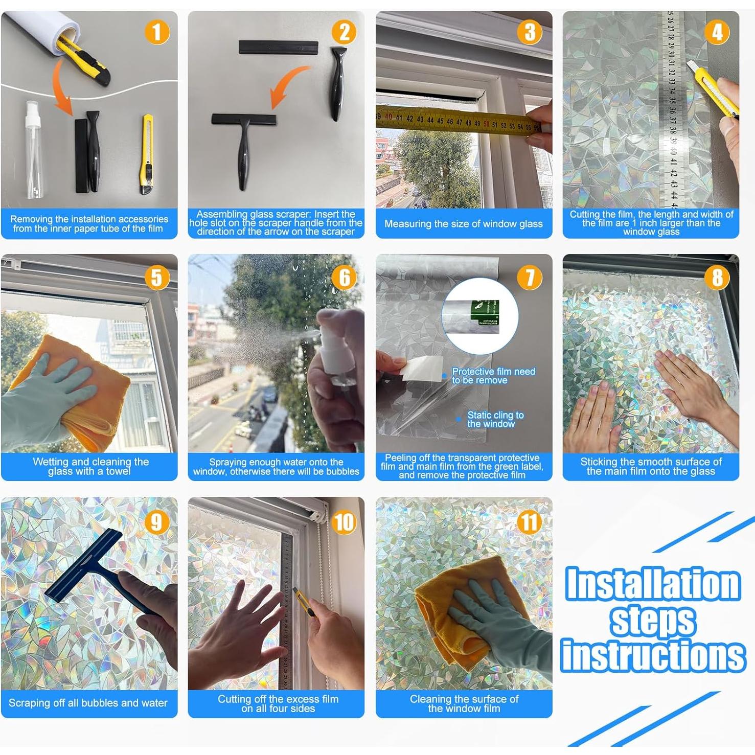 Película de Privacidad para Ventanas Pickhonk 44.5x200 cm