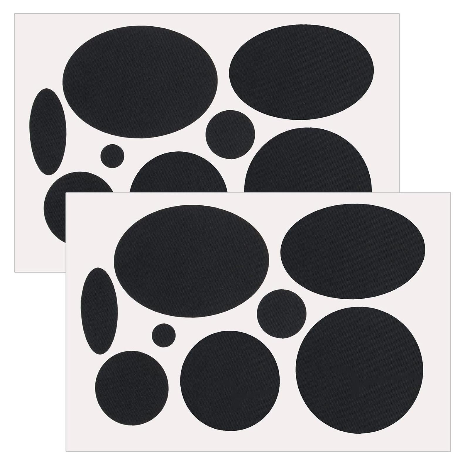 16 Parches de Reparación Autoadhesivos SmallCat - Negros