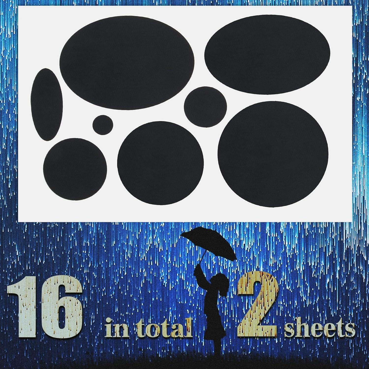 16 Parches de Reparación Autoadhesivos SmallCat - Negros