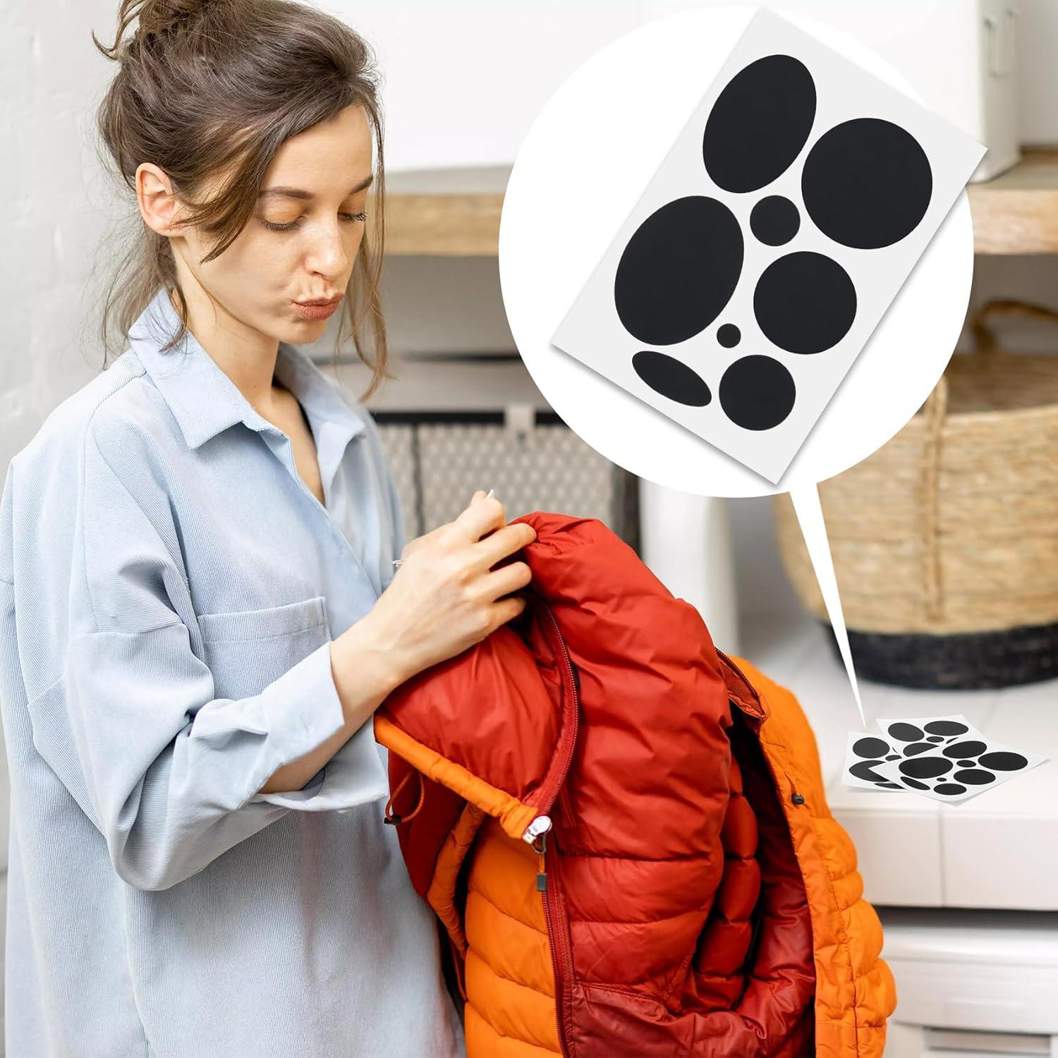 16 Parches de Reparación Autoadhesivos SmallCat - Negros