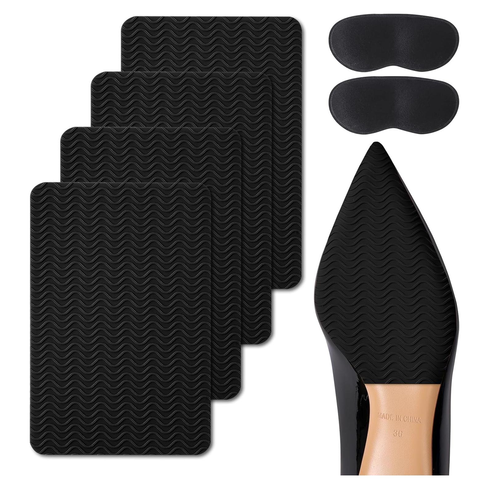 Protector de Suela Antideslizante Ashoesert - 2 Pares Negro