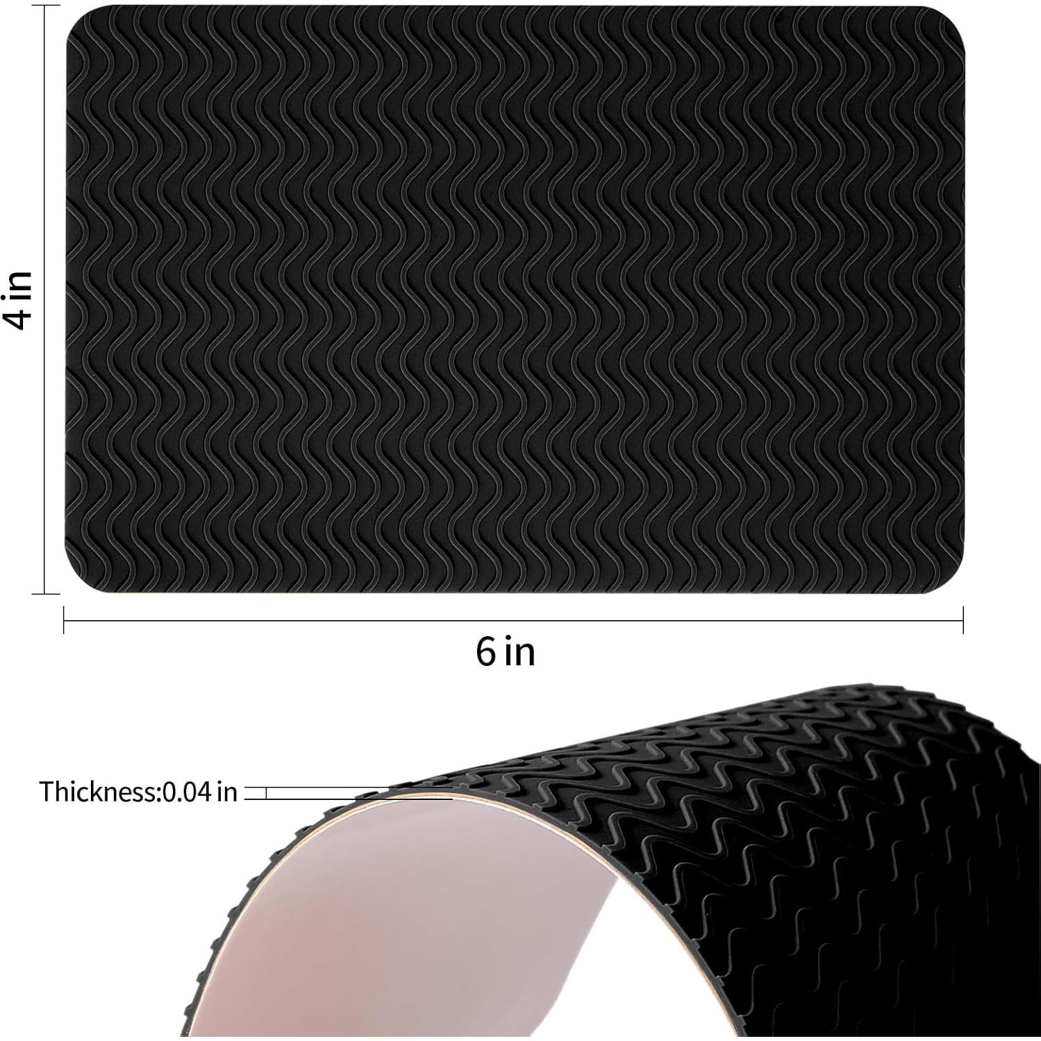 Protector de Suela Antideslizante Ashoesert - 2 Pares Negro