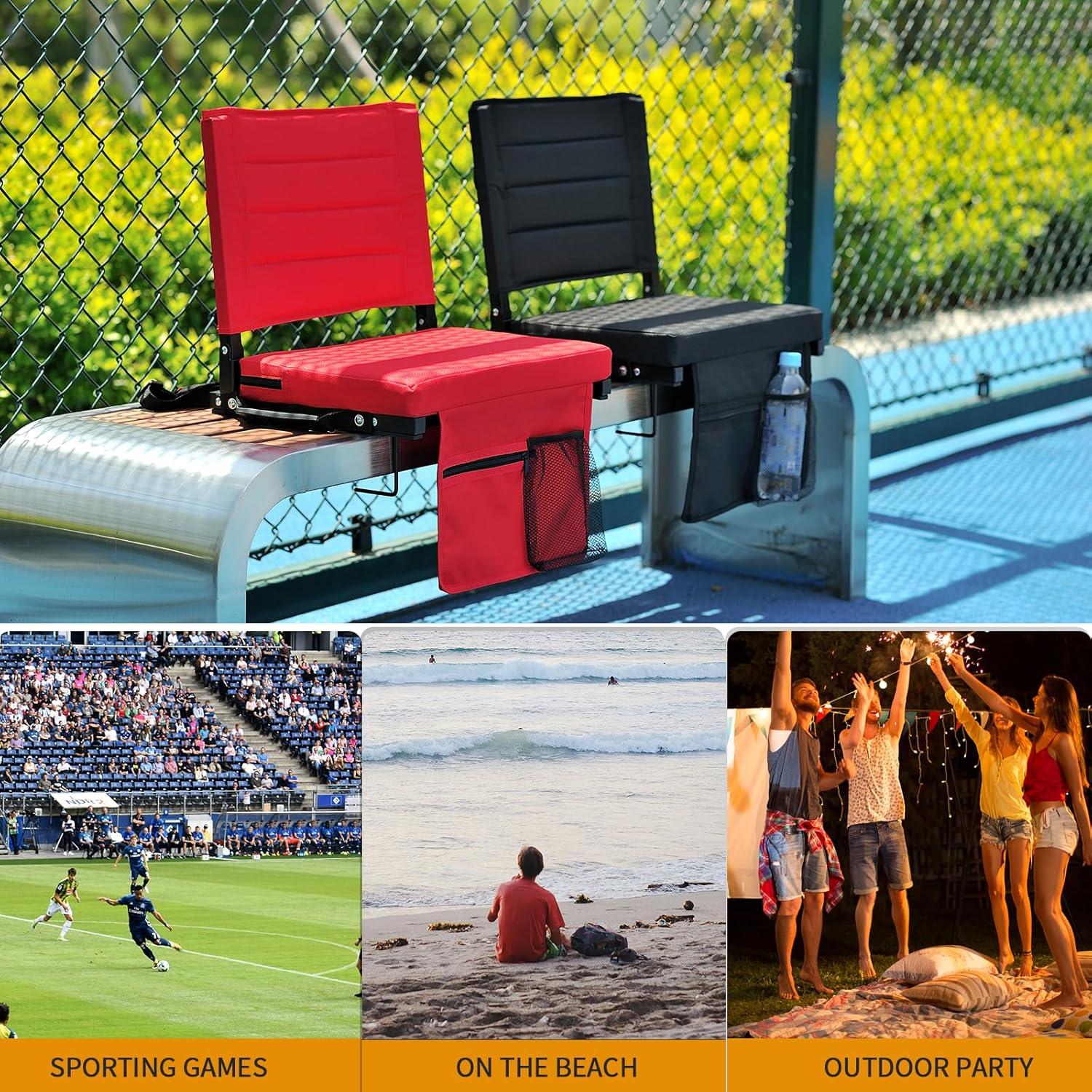 Silla Plegable Portátil ZOTORUN ZR8001 con Soporte y Cojín