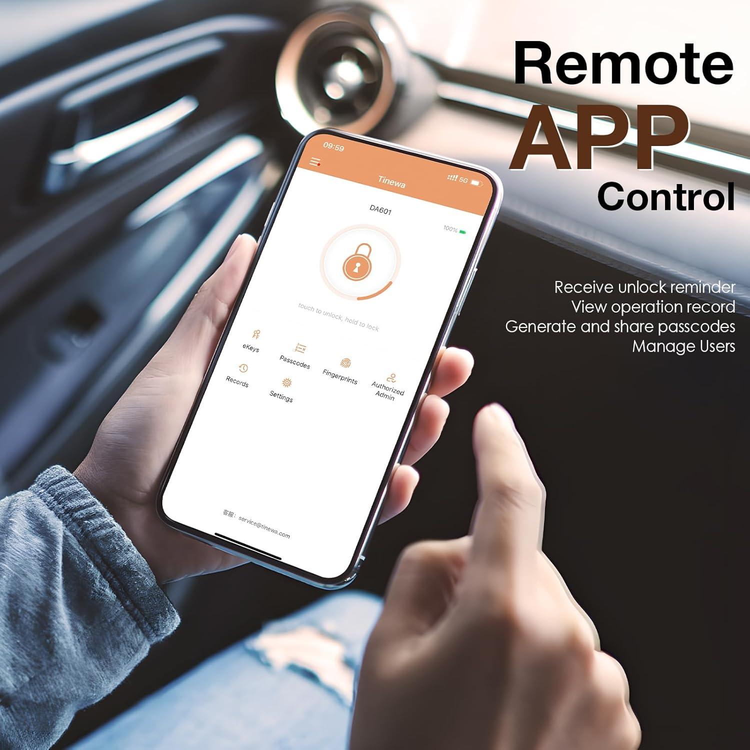 Cerradura Inteligente Tinewa con Teclado y Control por App