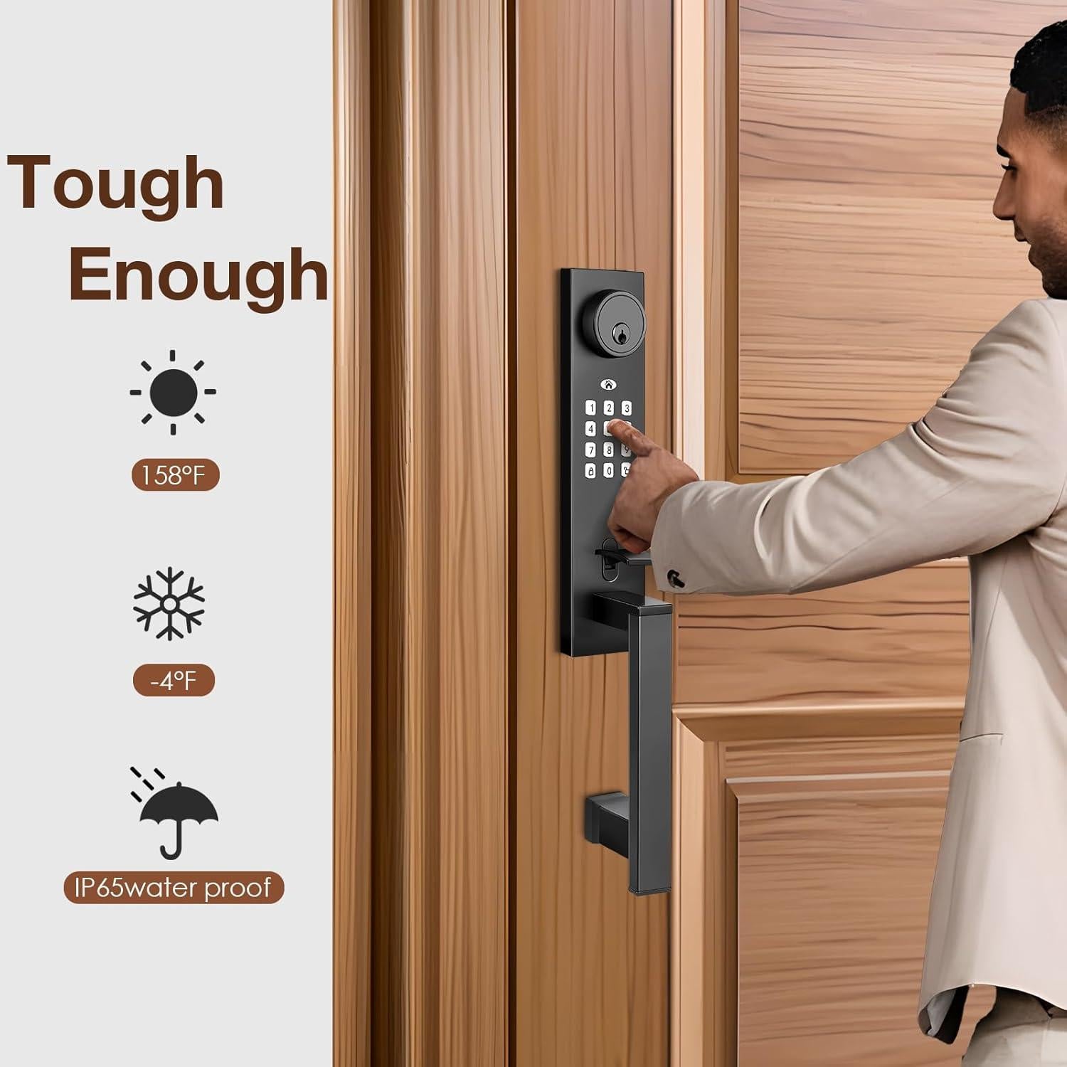 Cerradura Inteligente Tinewa con Teclado y Control por App