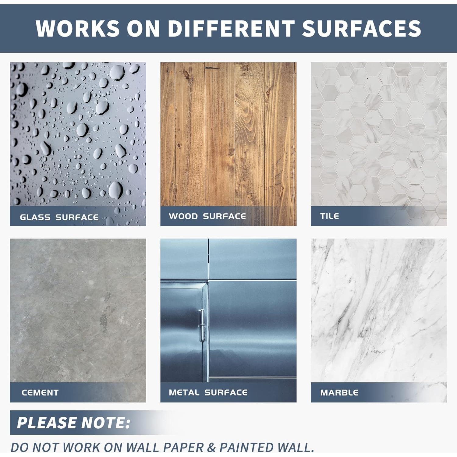 Ganchos Adhesivos Impermeables Rise Age 4 Pcs Acero Inoxidable