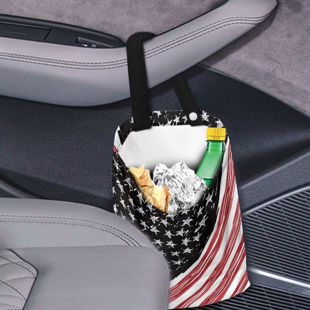 Bolsa de Basura para Auto Pirexcny Diseño Bandera Americana