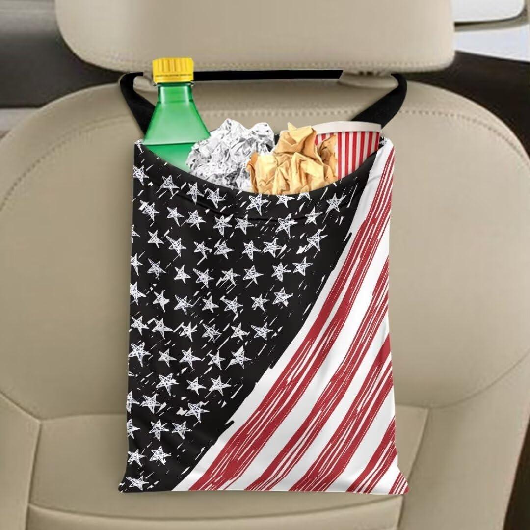 Bolsa de Basura para Auto Pirexcny Diseño Bandera Americana