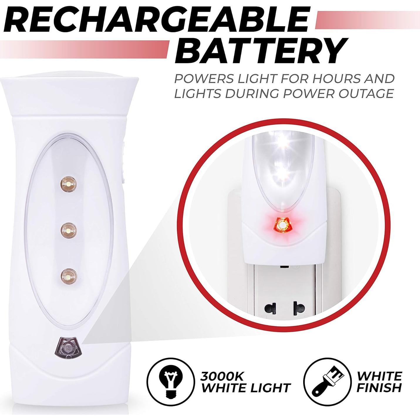 Luces de Emergencia LED Amerelle 5 Piezas Recargables