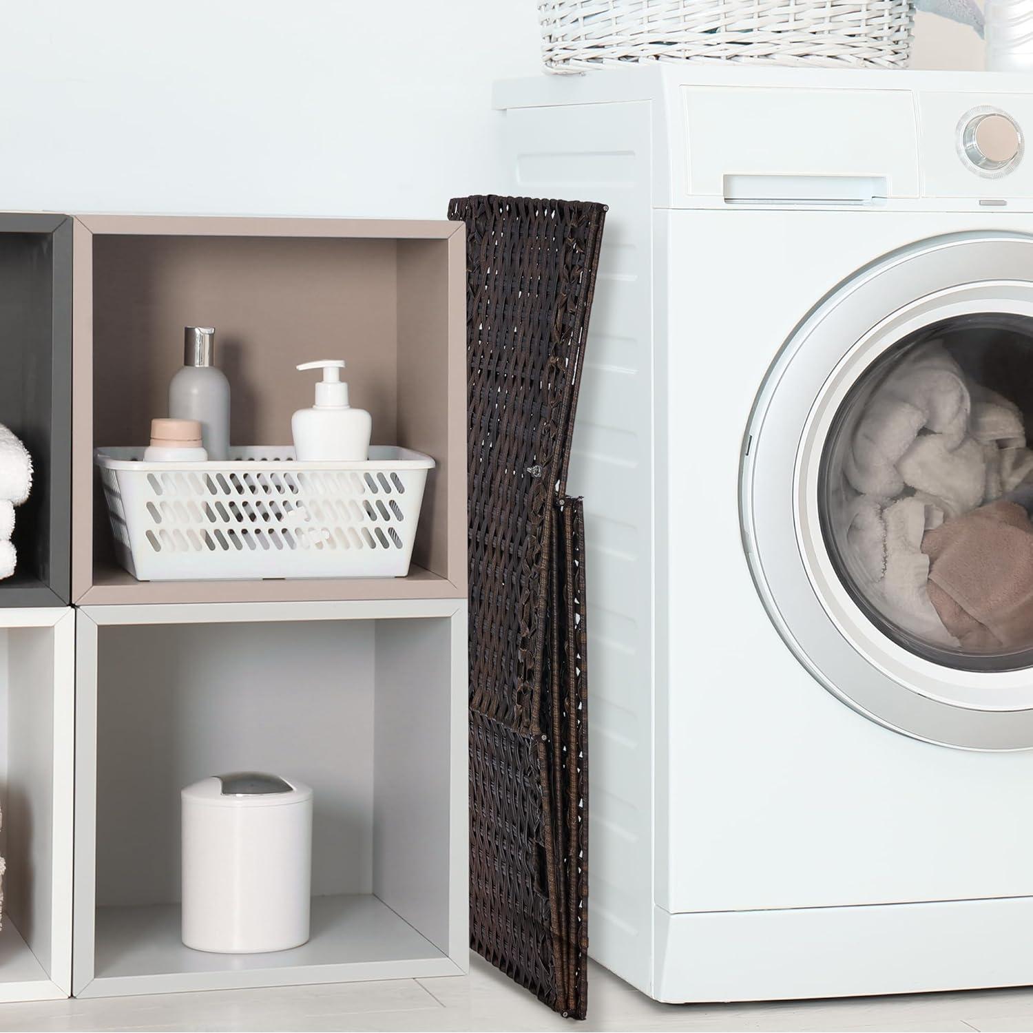 Cesta de Almacenamiento Honjourai 65L con Tapa y Forro Removible