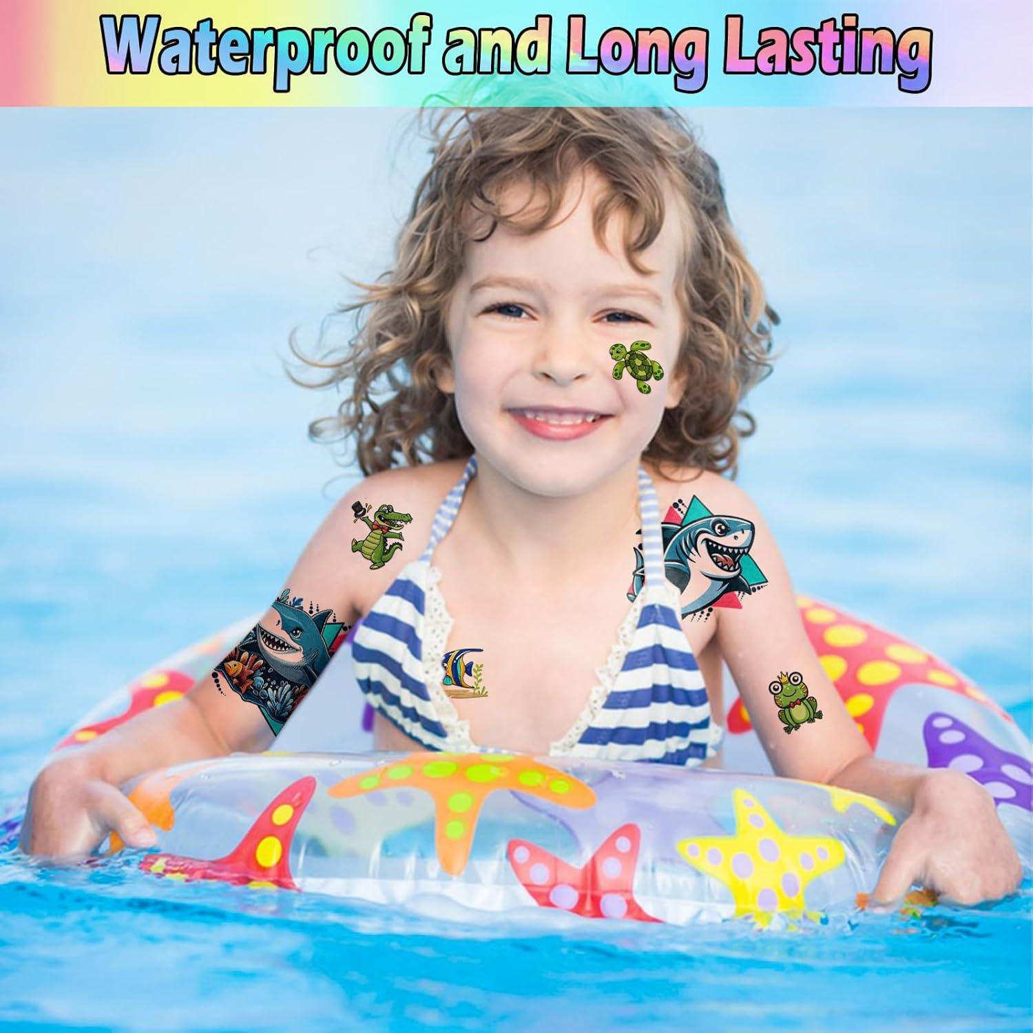 Tatuajes Temporales Niños Gabizafia 52 Hojas Coloridos