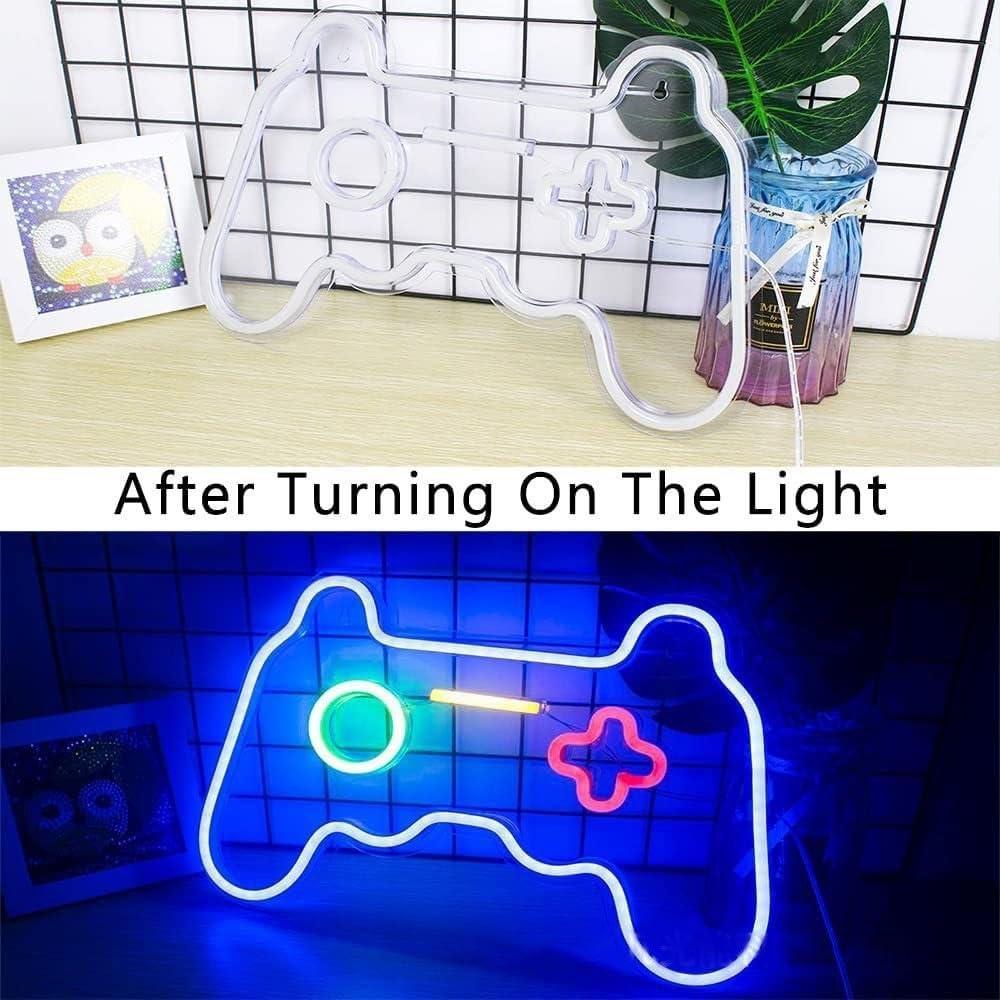 Luz de Neón LED Gamepad SHANGREN Azul 30.48x10.16 cm