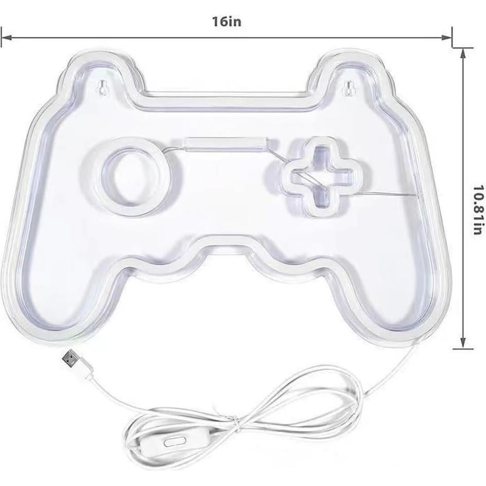 Luz de Neón LED Gamepad SHANGREN Azul 30.48x10.16 cm
