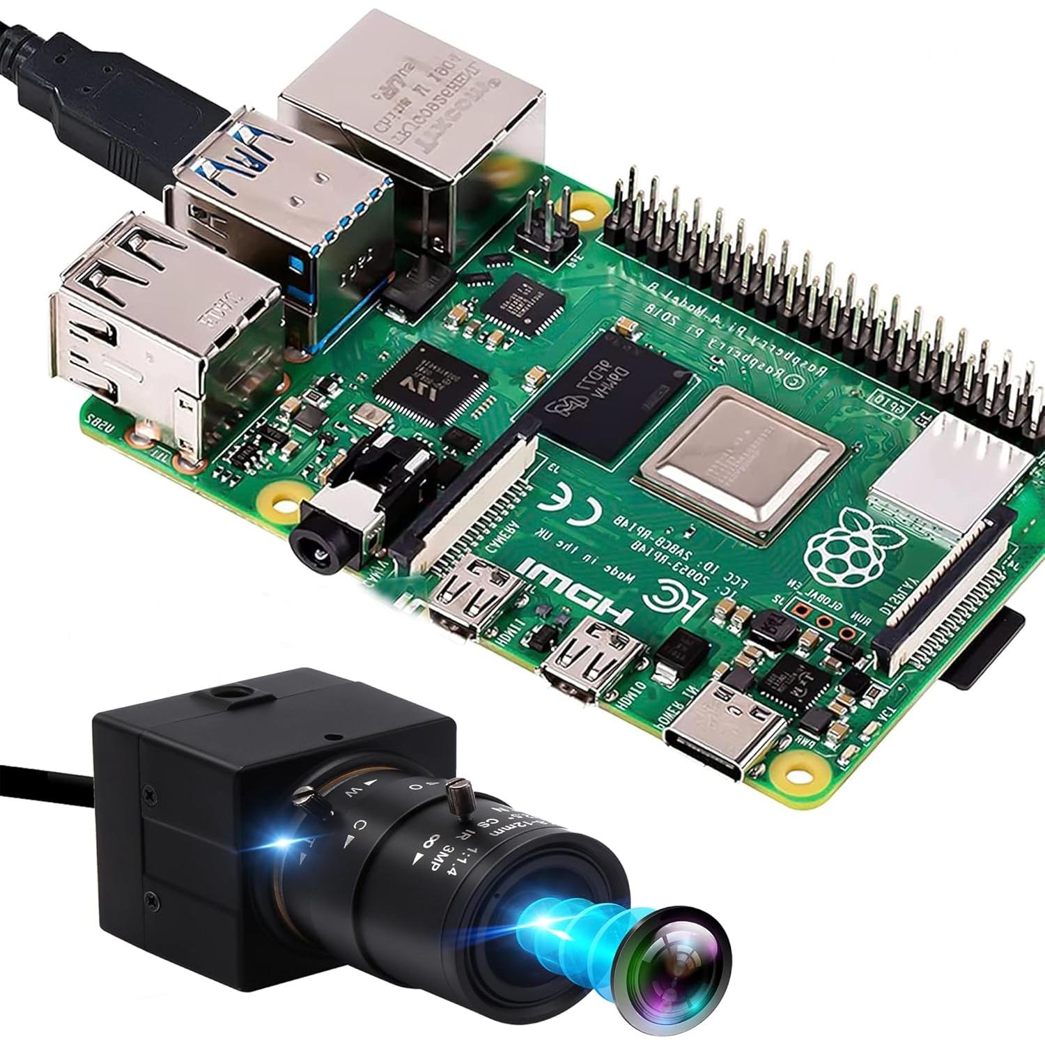 Cámara USB 4K IFWATER Lente Varifocal 2.8-12mm 2160P