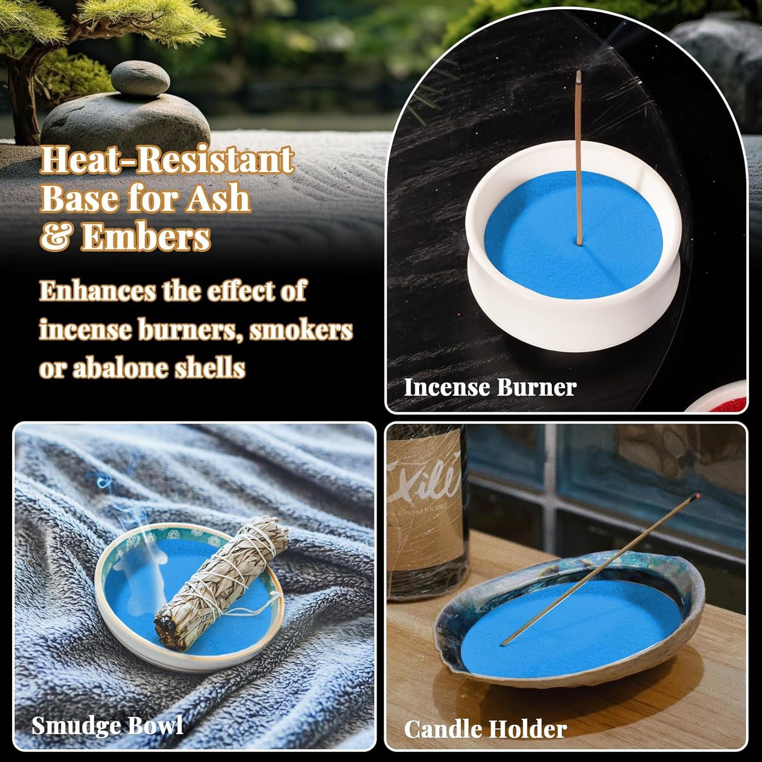 Arena Fina Azul RAINFLOW 439g para Manualidades y Jardines Zen