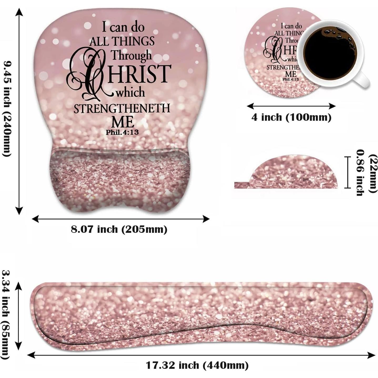 Soporte de Muñeca Ergonómico JDH - Alfombrilla y Reposamuñecas