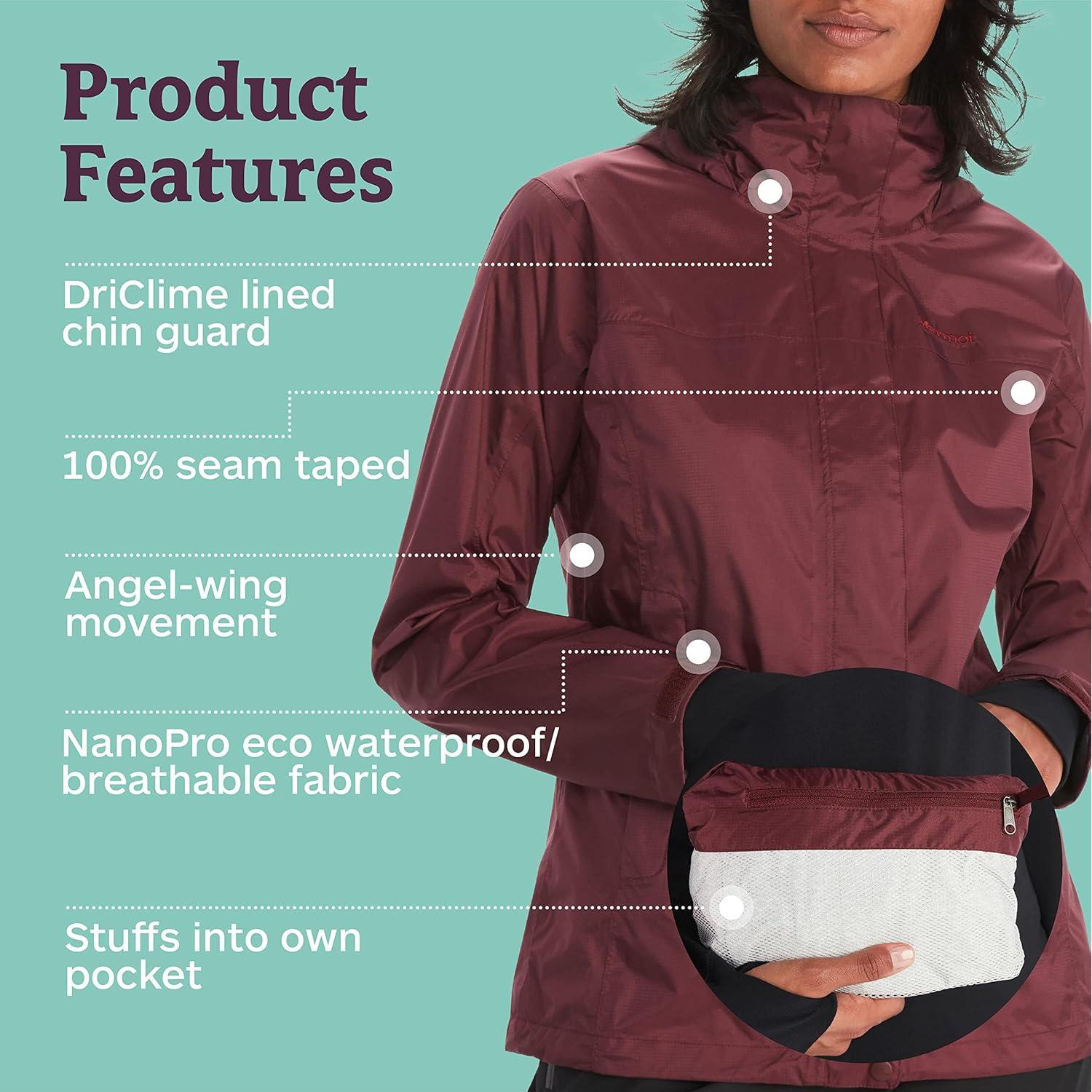 Chaqueta de Lluvia Impermeable Marmot PreCip Eco Mujeres 1X