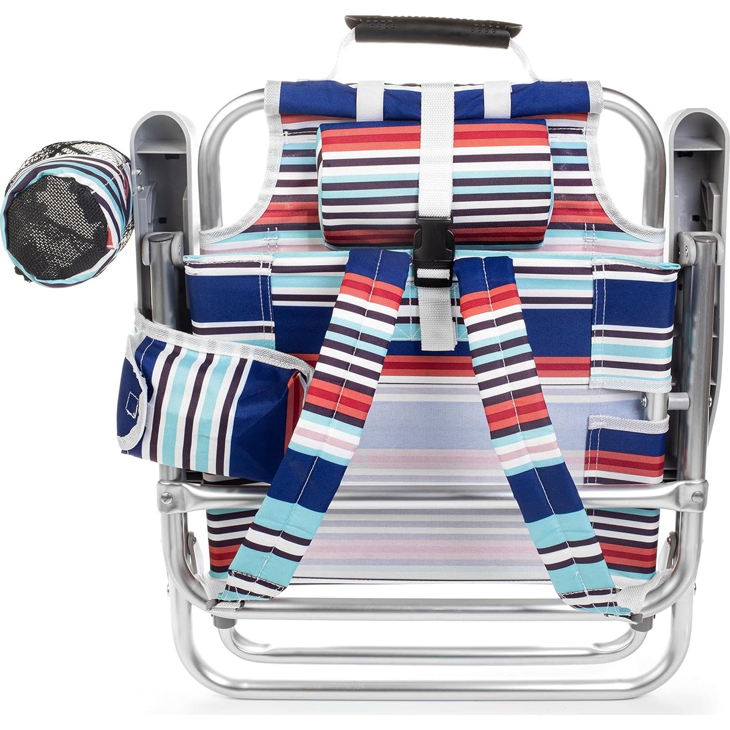 Silla de Playa Plegable para Niños Homevative Azul Laguna