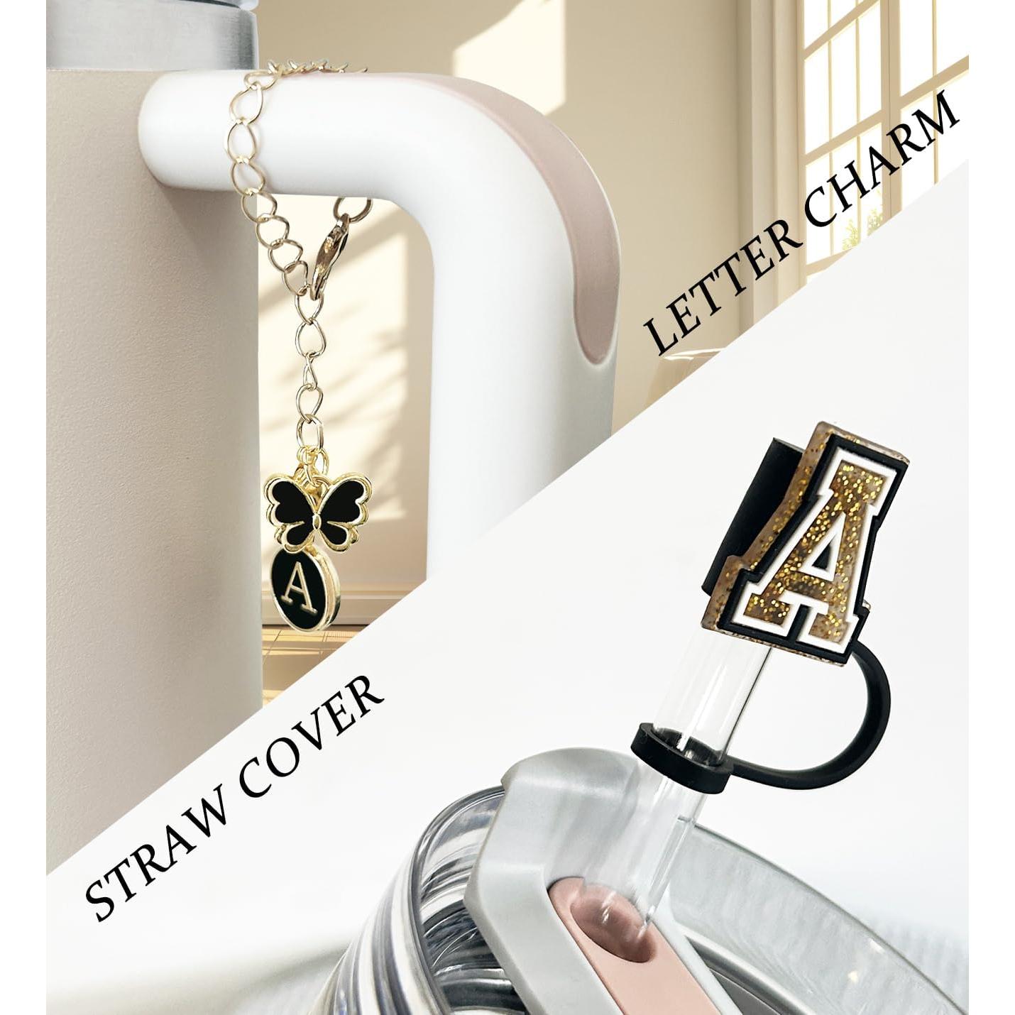 Cubiertas de Pajita Nuozme 3PCS para Taza Stanley con Encantos